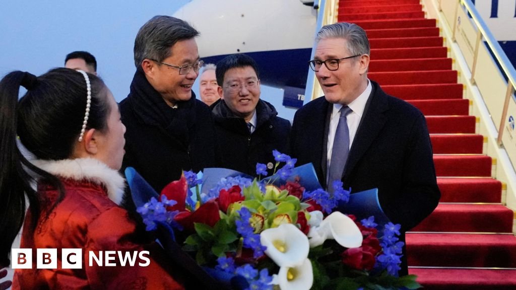 China trip will bring benefits to UK, Starmer insists, as he lands in Beijing