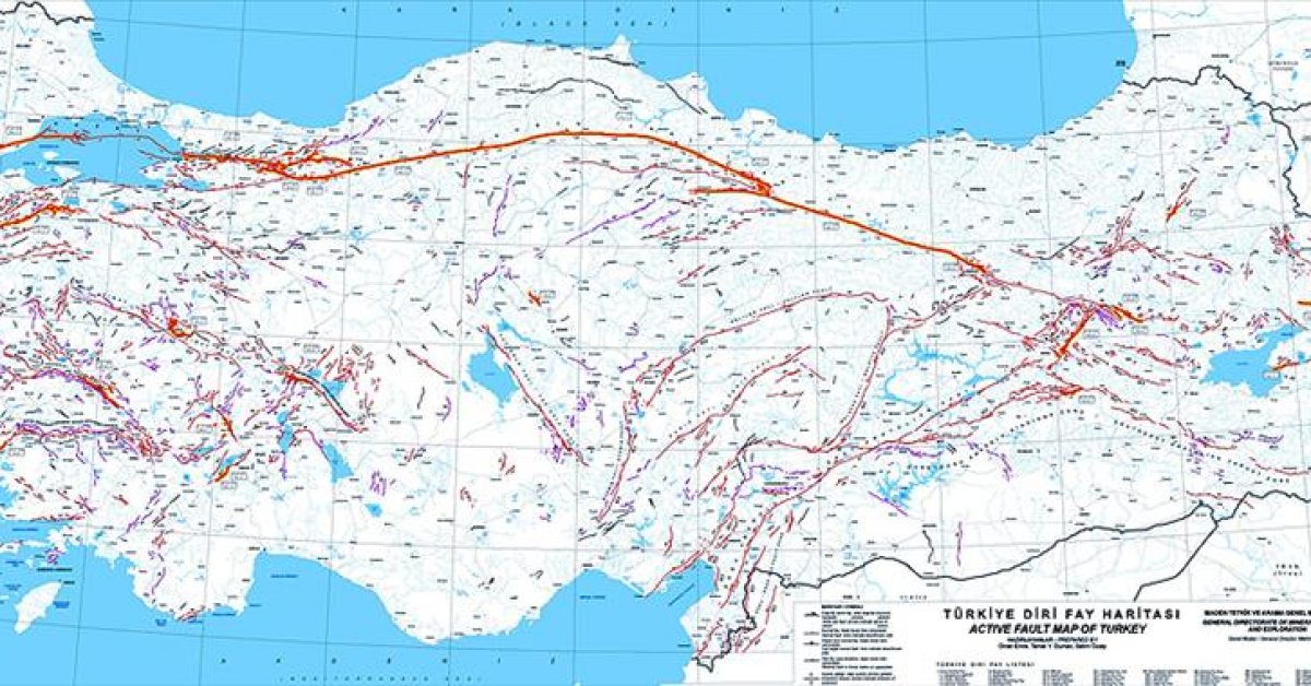 Fay hattı haritası ile evim riskli bölgede mi?