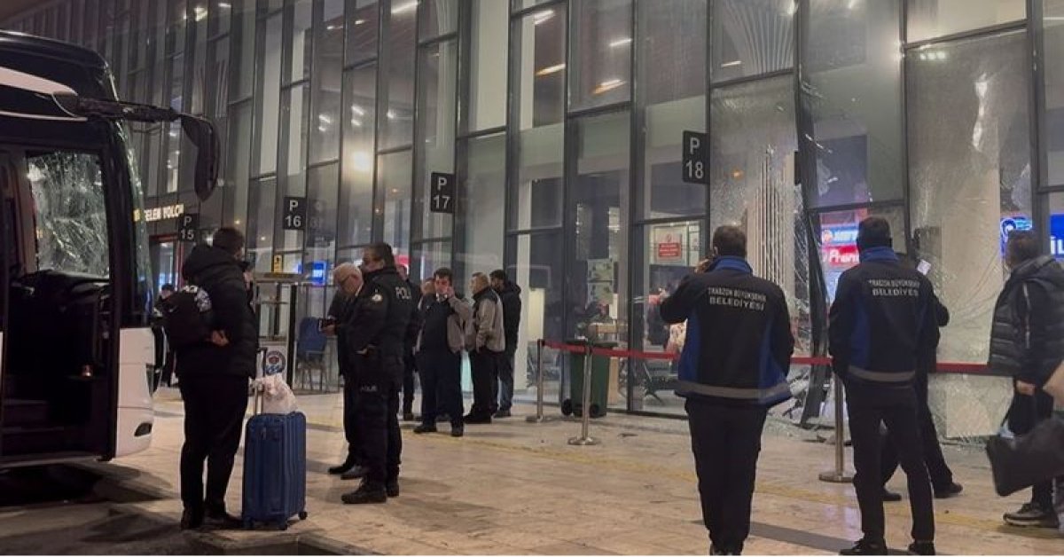 Trabzon’da terminalde otobüsün çarptığı çocuk yaralandı