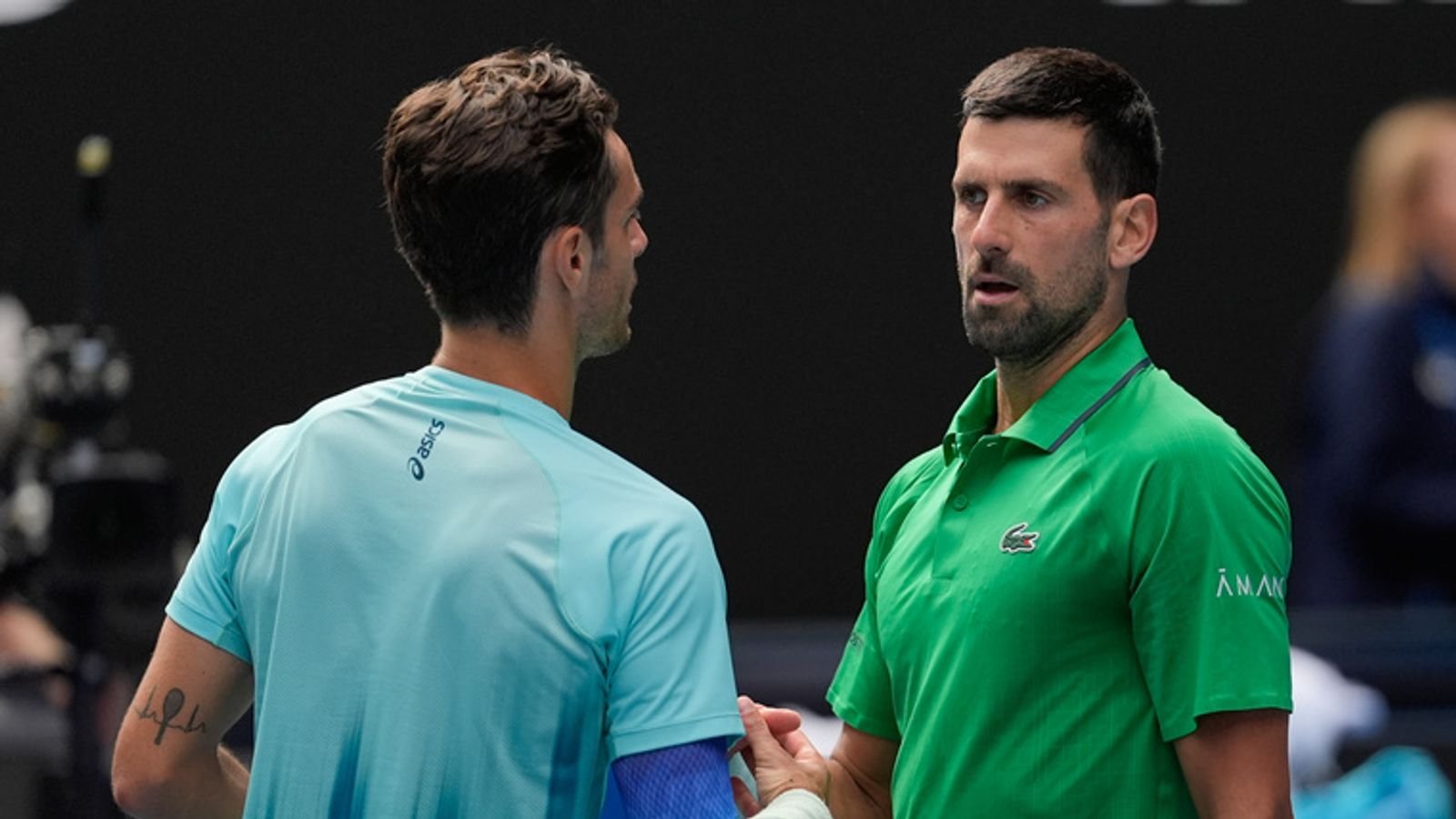 Australian Open: ‘I was on may way home!’ Novak Djokovic relieved to reach Australian Open semis after Lorenzo Musetti retires | Tennis News