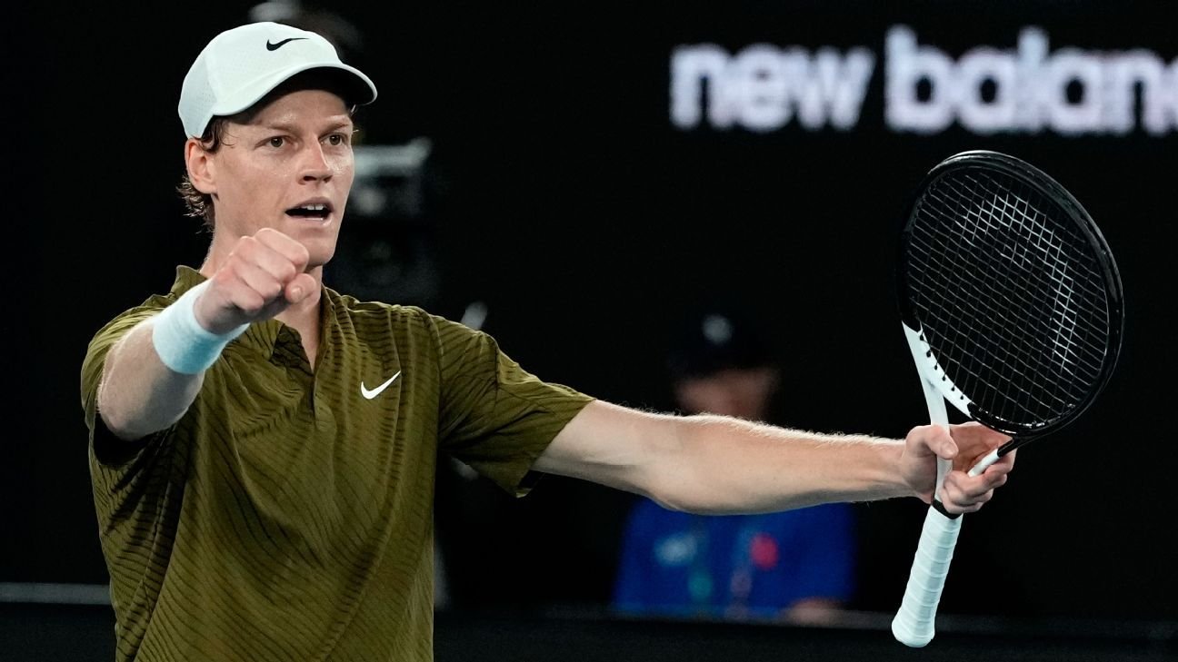 Jannik Sinner sweeps aside Ben Shelton, faces Djokovic in semis