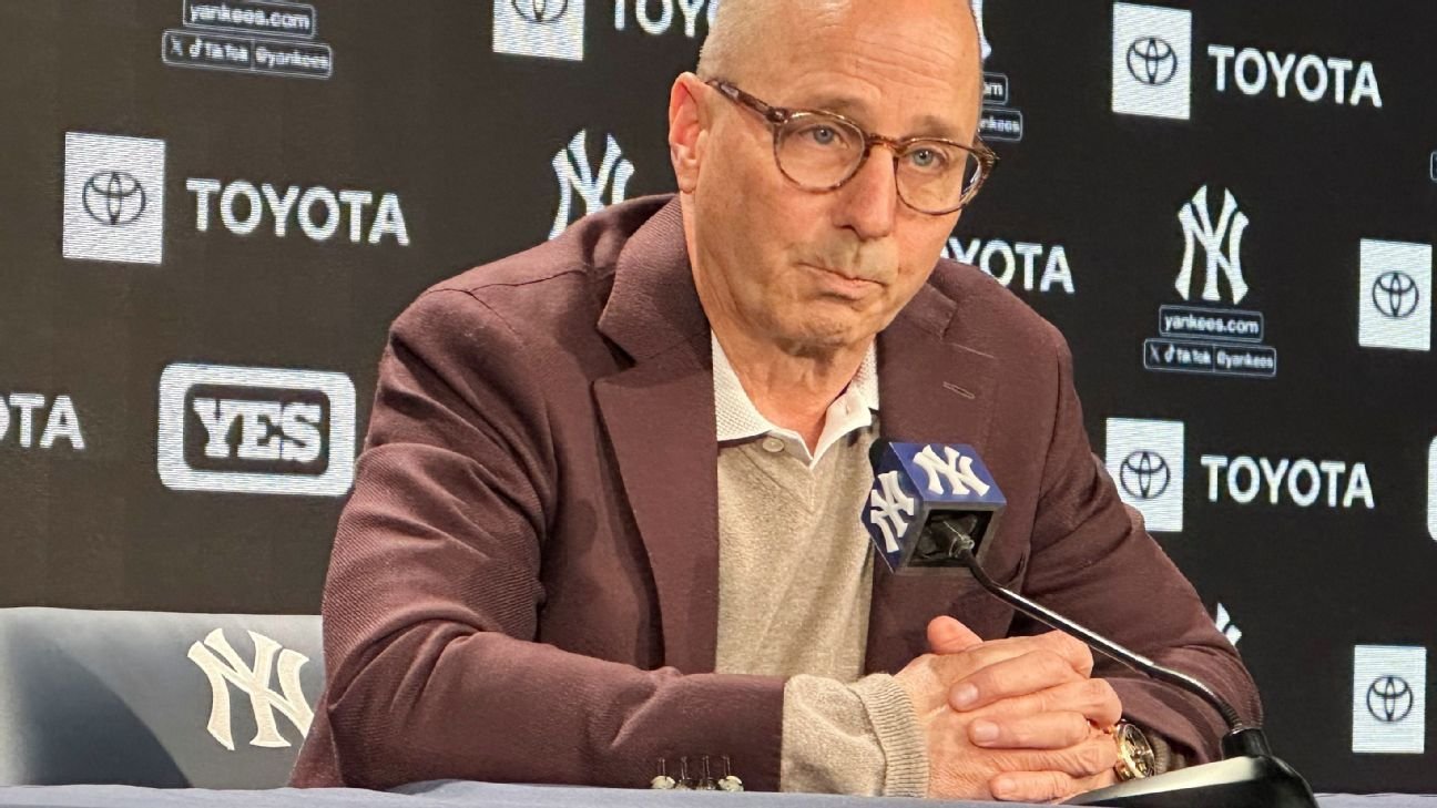 Cashman pushes back on notion Yankees running back same roster