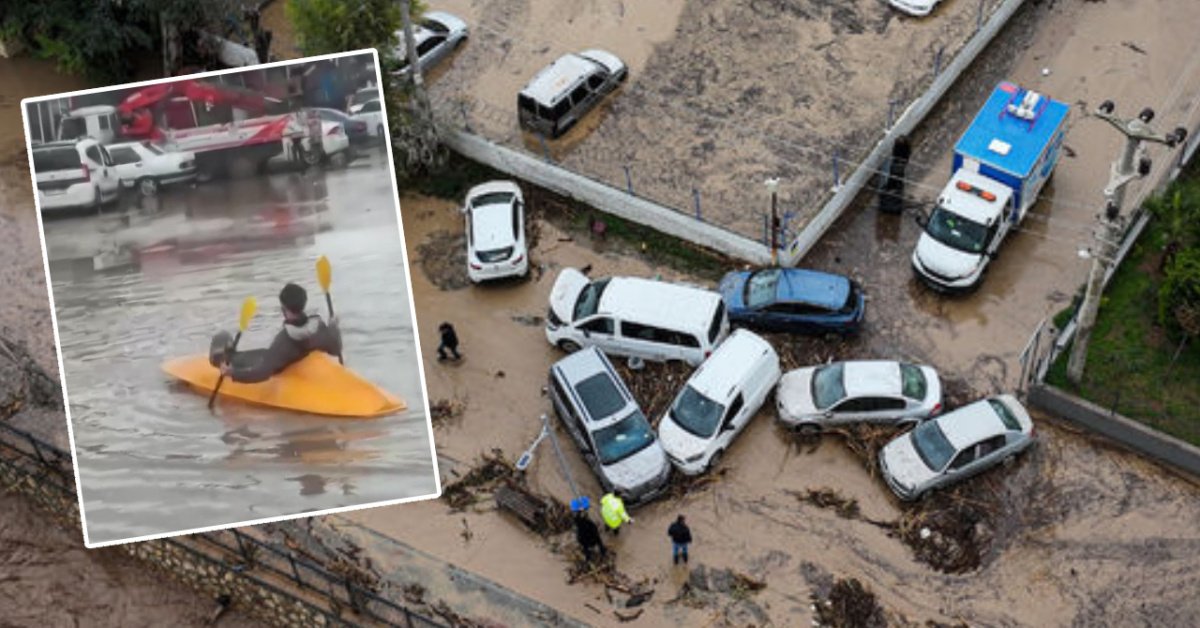 Son dakika: Kuvvetli yağış Adana ve Mersin’i vurdu… Dereler taştı, maddi hasarlar meydana geldi