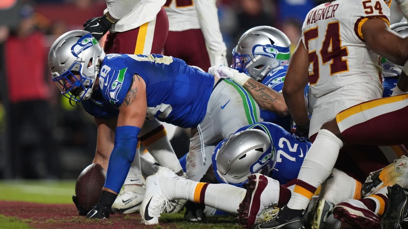 Seahawks’ short-yardage threat: AJ Barner and the ‘Barnyard’