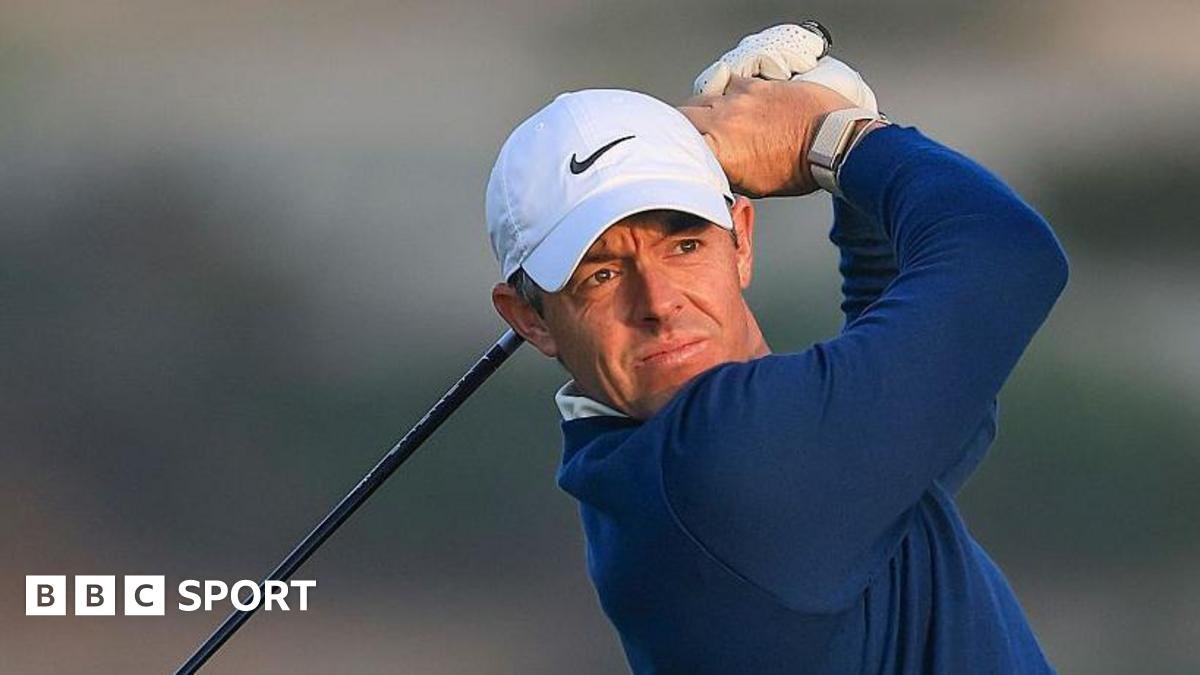 Dubai Desert Classic: Rory McIlroy eight behind first-round leader Francesco Molinari
