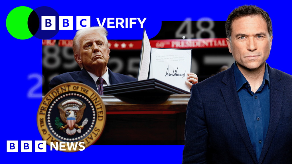 Ros Atkins on…President Trump's year in numbers