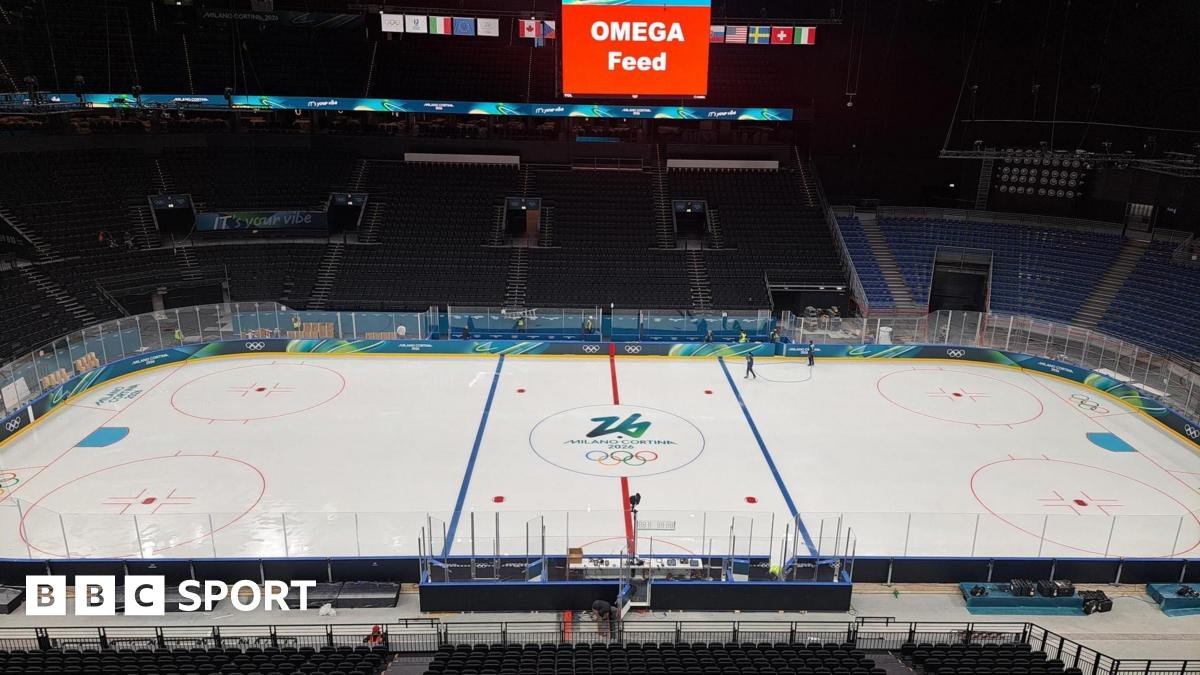 2026 Winter Olympics: Ice hockey venue still being built five days before Games