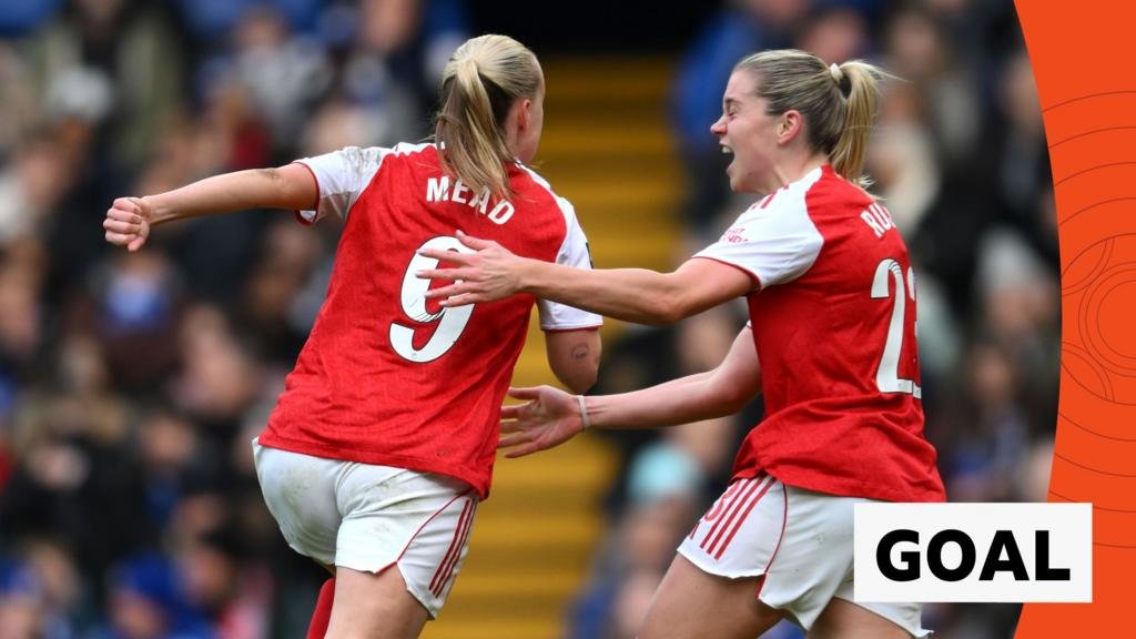 'The Gunners fire finally!' – Mead puts Arsenal ahead against Chelsea