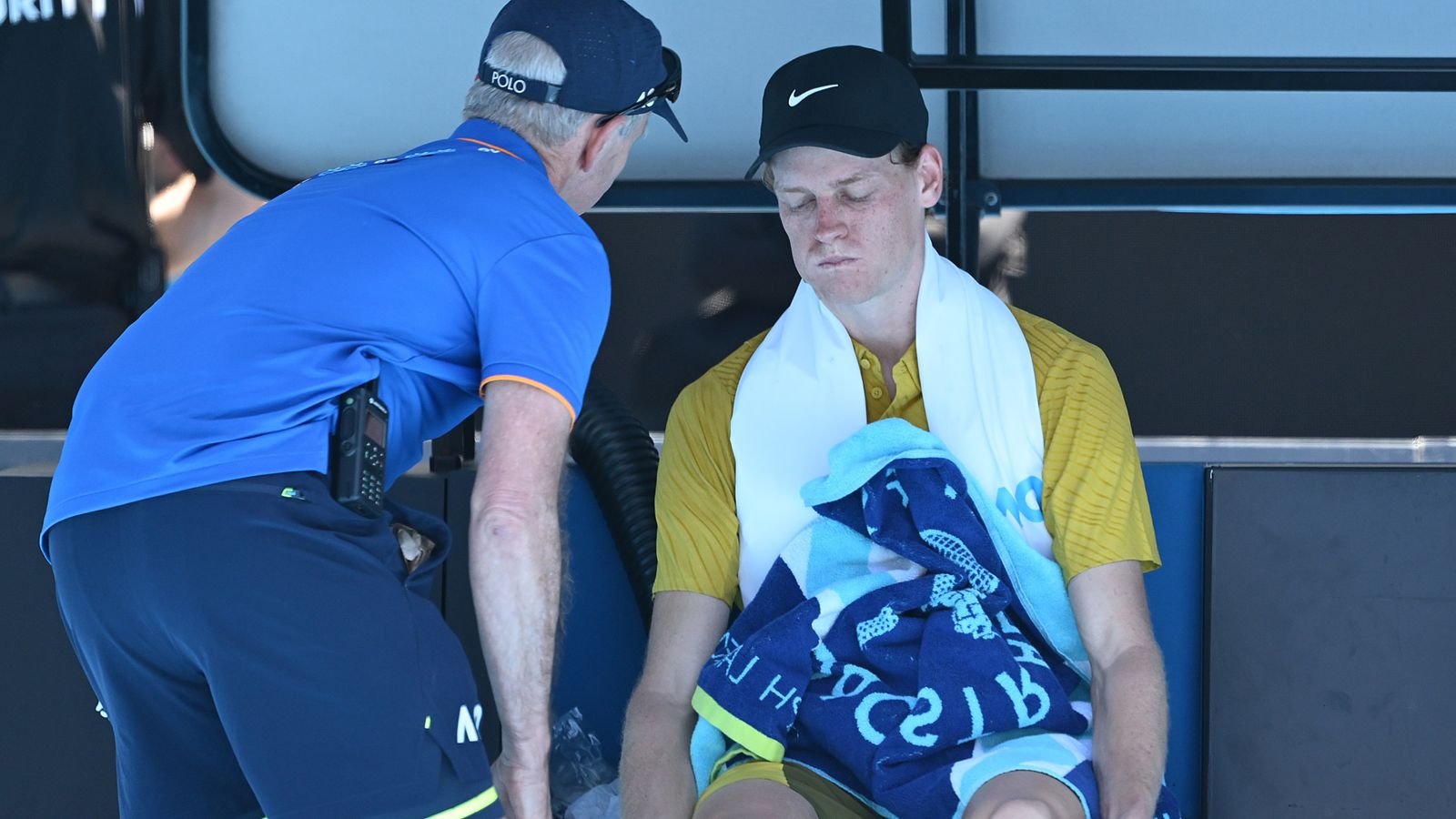 Jannik Sinner battles cramp, heat to reach fourth round after extraordinary scenes on Rod Laver Arena | Tennis News