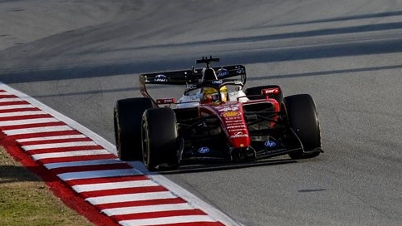 Lewis Hamilton says Ferrari are doing better than last year in F1 testing after completing his first dry running in Barcelona | F1 News