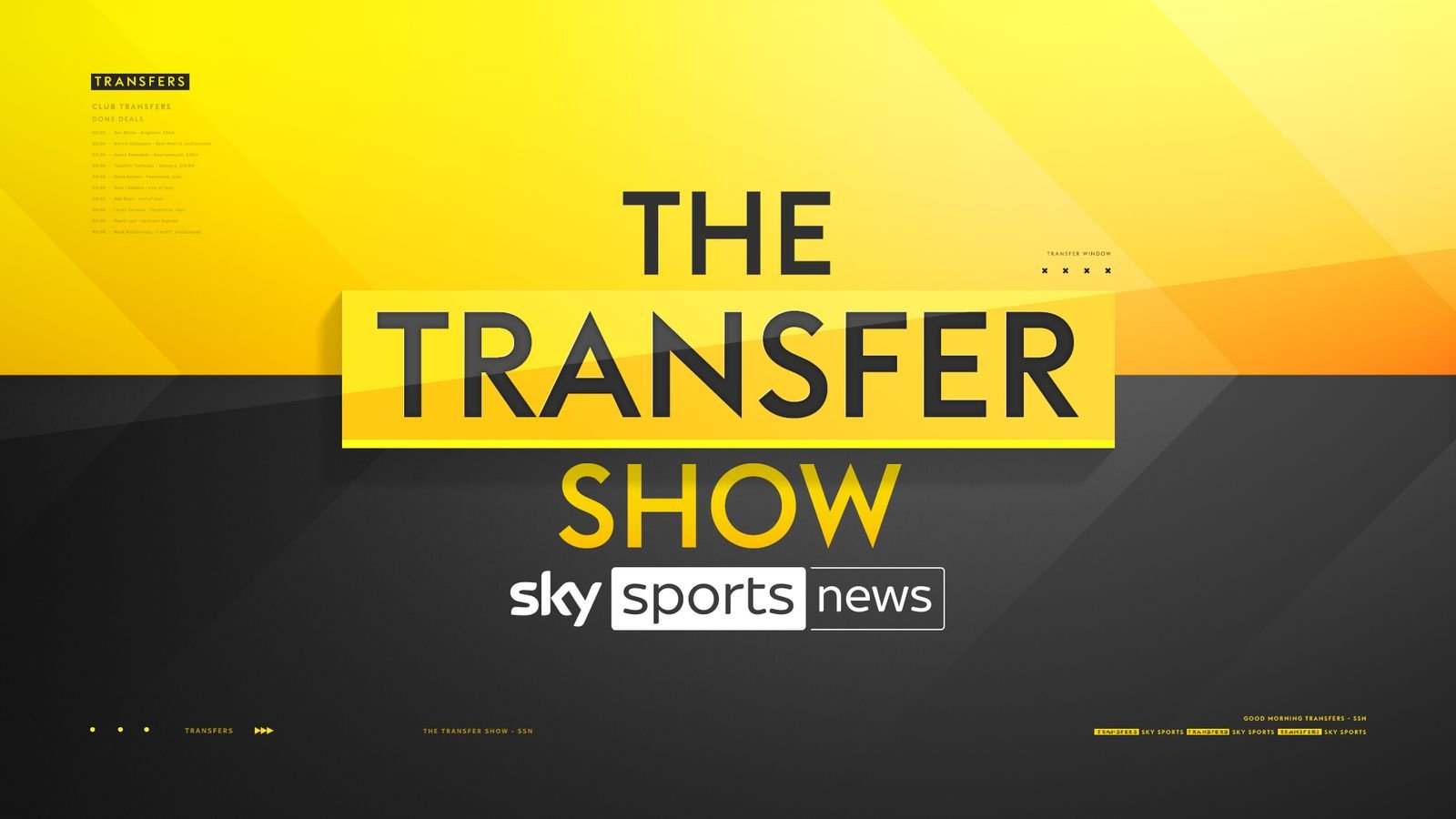 FREE STREAM: The Transfer Show on Sky Sports News – Latest football transfer news, updates and rumours | Football News