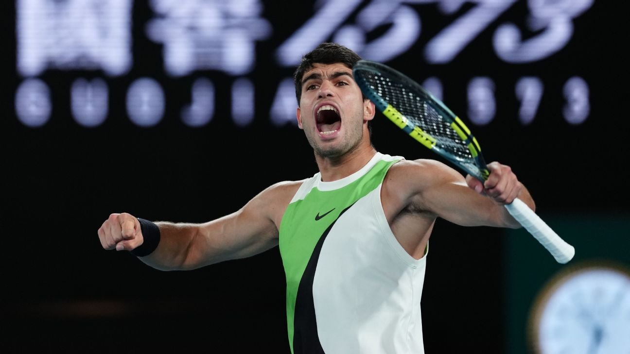 Carlos Alcaraz beats Novak Djokovic in Australian Open final