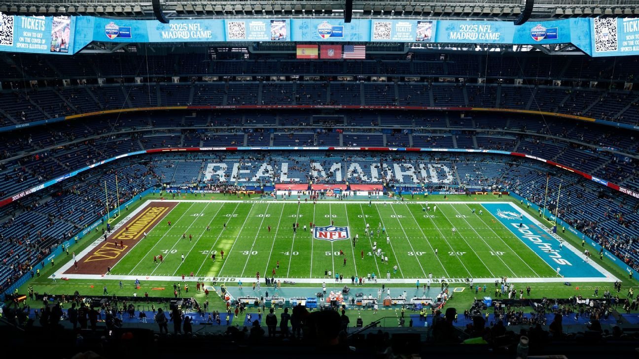 NFL inks multiyear deal for more regular-season games in Madrid