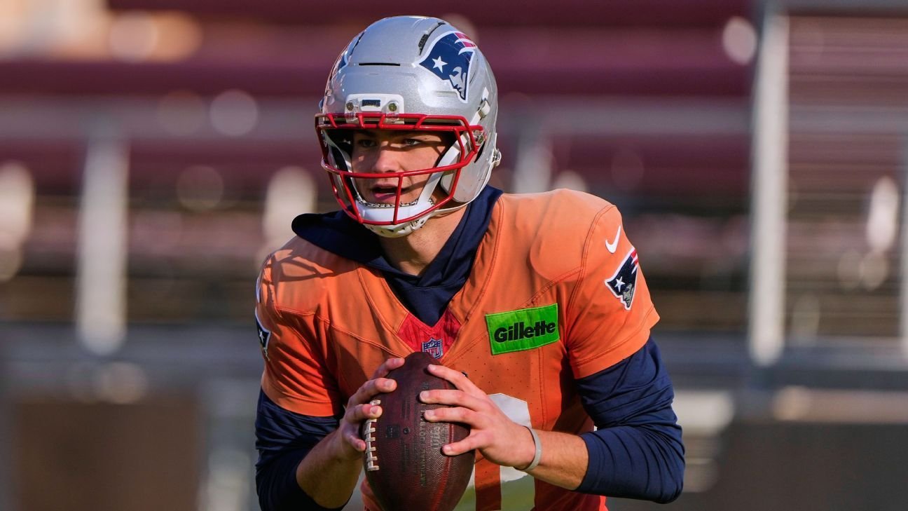 Pats’ Drake Maye (shoulder) full participant in practice, feels ‘great’