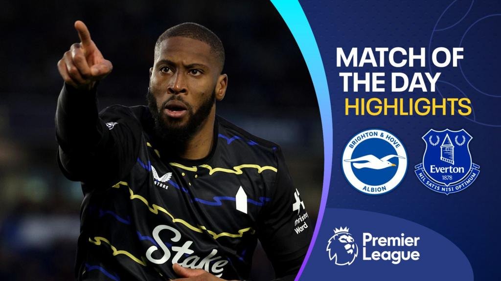 Everton's Beto nets stoppage-time leveller at Brighton