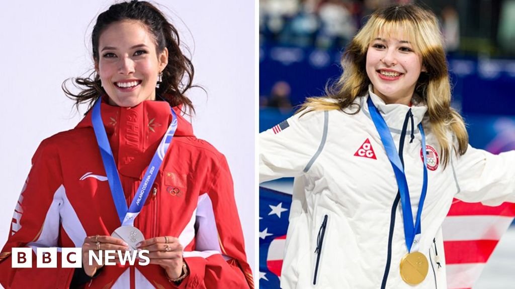 The two Chinese-American Olympians competing for rival superpowers