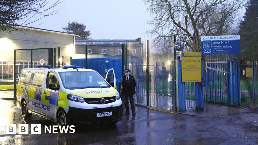 Boy, 13, questioned over double school stabbing